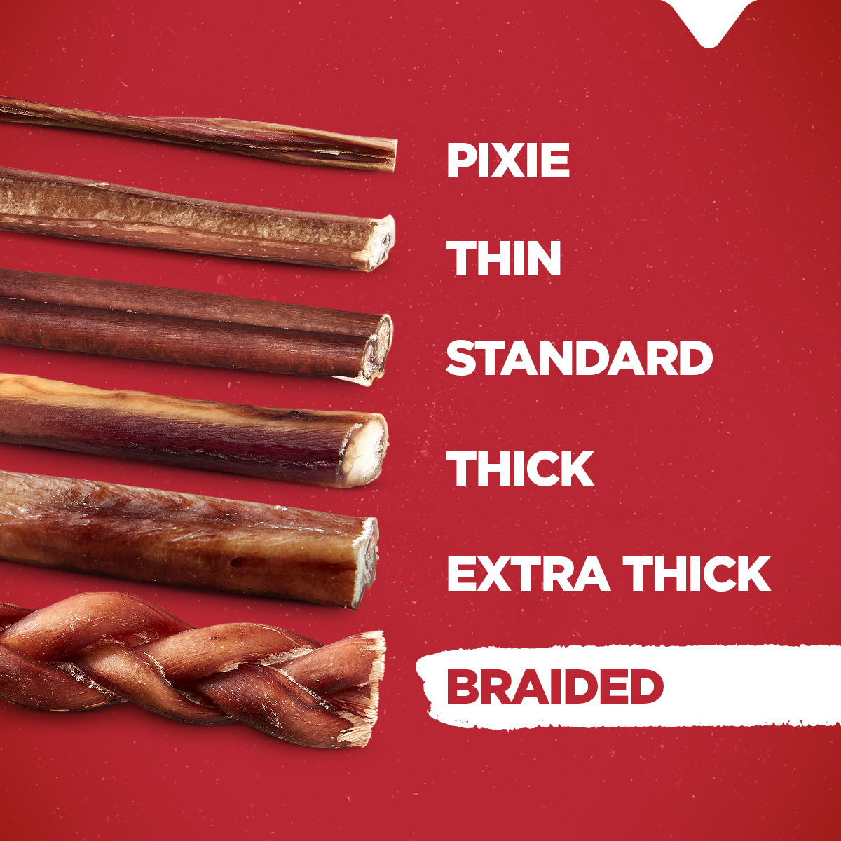 4-5 Inch Braided Bully Sticks Natural Farm Shop Bully Sticks