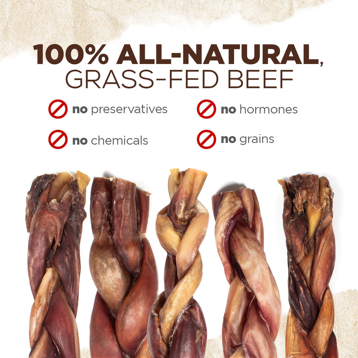 6 Inch Braided Power Bully Sticks Natural Farm Shop Bully Sticks