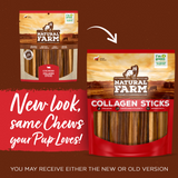 6 Inch Beef Collagen Sticks Natural Farm Shop Collagen Sticks